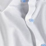 TBMS12110110 | White Twill Contrast Dress Shirt
