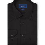 TWES4130002 | Black Twill Western Shirt