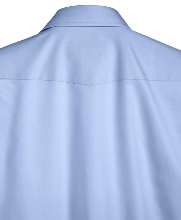 TWES4130454 | Sky Super Fine Twill Western Shirt