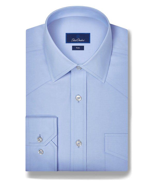 TWES4130454 | Sky Super Fine Twill Western Shirt