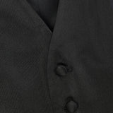 VT100001 | Black Satin Formal Vest