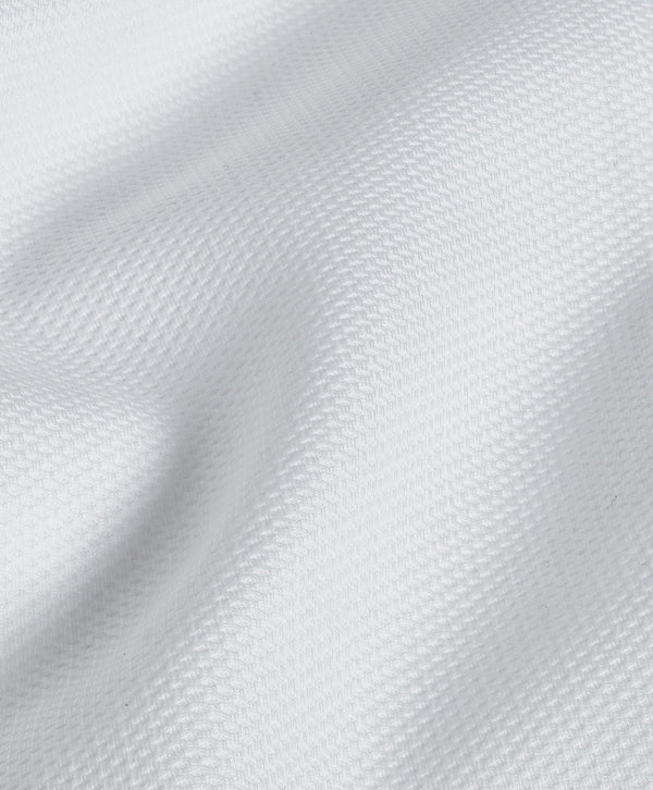 WB6110110 | Piqué Wing Collar French Cuff Formal Shirt