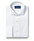 WB6110110 | Piqué Wing Collar French Cuff Formal Shirt
