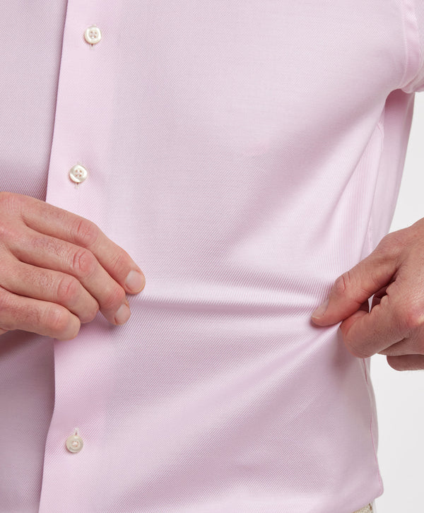 SBSP11100650 | Pink Twill Stretch Dress Shirt