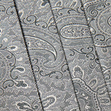 CH05582042 | Silver Paisley Self Tie Bow Tie & Cummerbund Set