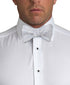 CH2593044 | Silver & White Paisley Self-tie Bow Tie & Cummerbund Set