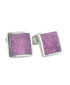 CL030202 | Sterling Silver Paisley Light Purple Cufflinks