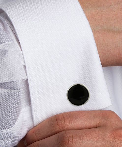 CL109300 | Onyx Brass Cufflinks