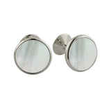 CL109500 | Mother of Pearl Brass Cufflinks