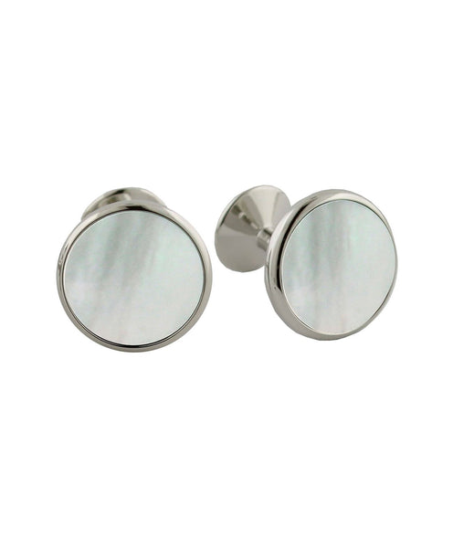 CL109500 | Mother of Pearl Brass Cufflinks