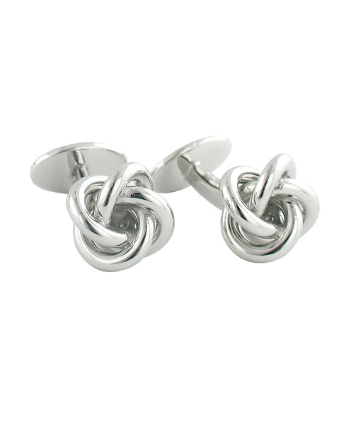 CL109902 | Sterling Silver Knot Cufflinks