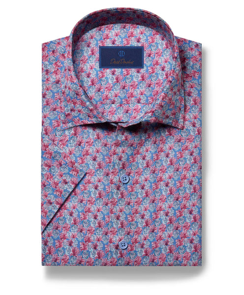 CSSM06009464 | Pineapple Print Short Sleeve Shirt