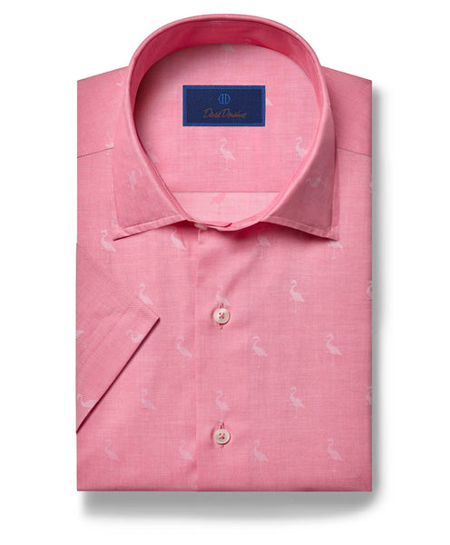 CSSM06017650 | Pink Flamingo Short Sleeve Shirt