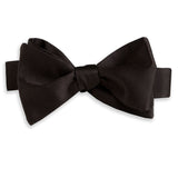 HT100001 | Black Satin Self-tie Bow Tie