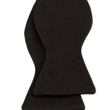 HT110001 | Black Faille Self-tie Bow Tie