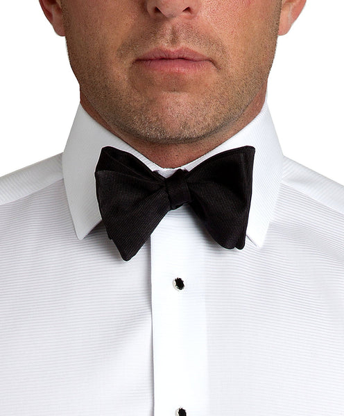 HT110001 | Black Faille Self-tie Bow Tie