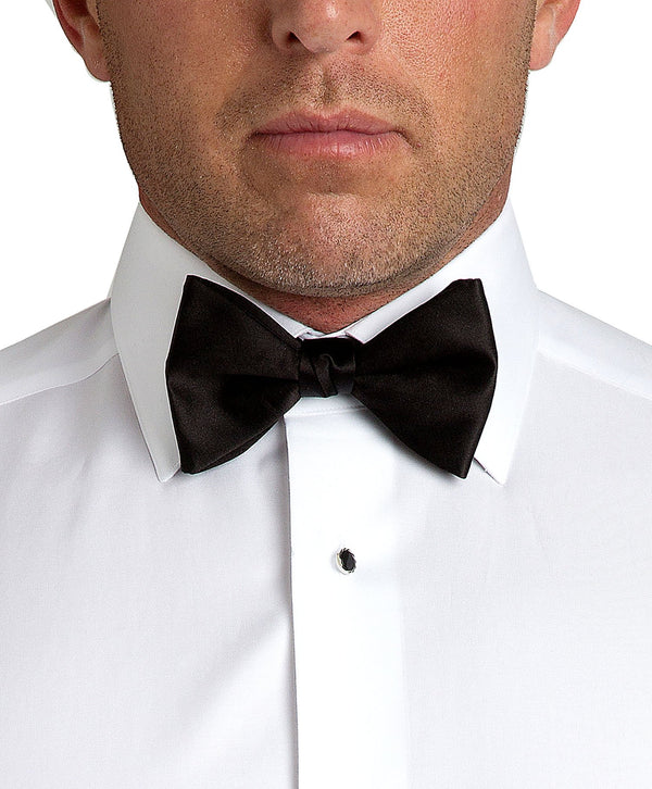 PT100001 | Black Satin Pre-tied Bow Tie