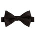 PT100001 | Black Satin Pre-tied Bow Tie