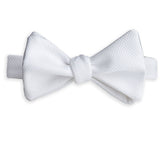 PT8110110 | White Pique Pre-tied Bow Tie