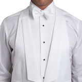 PT8110110 | White Pique Pre-tied Bow Tie