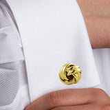 SS812009 | Knot Polished Brass Stud Set
