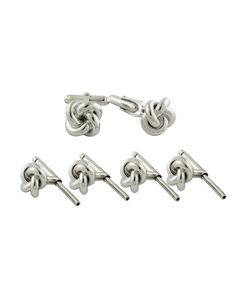 SS861402 | Sterling Silver Knot Stud Set