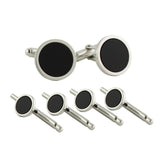 SS866402 | Sterling Silver & Onyx Stud Set