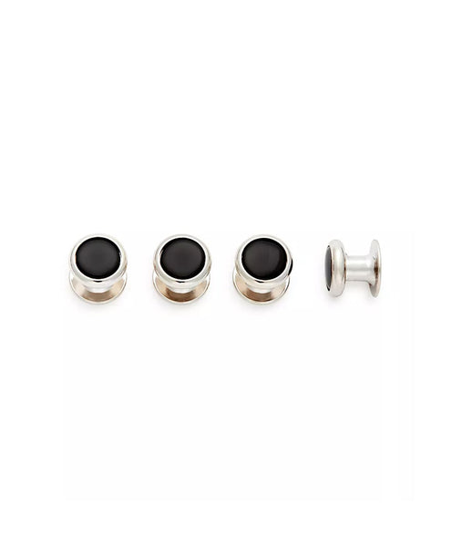 ST854800 | Onyx & Brass Shirt Studs