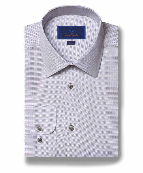 TBSP05106020 | Gray Micro Dobby Dress Shirt