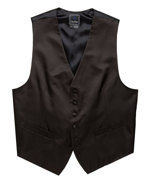 VT100001 | Black Satin Formal Vest