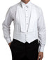 VT8110110 | White Pique Formal Vest
