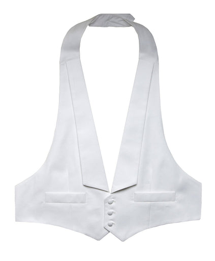 VT8110110 | White Pique Formal Vest